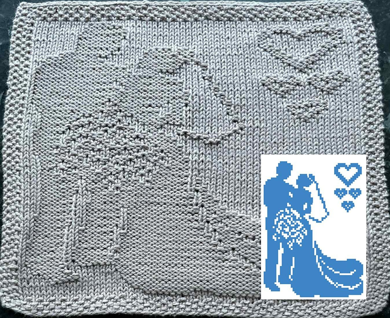 Nr. 761 – Wedding – with heart 65 stitches