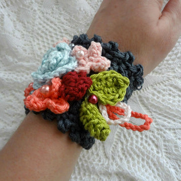 Boho Flower Cuff