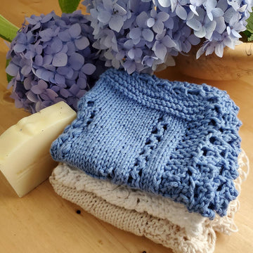 Hydrangea Face Cloth