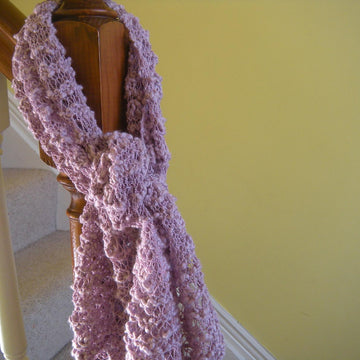 Simple lace scarf - Opium