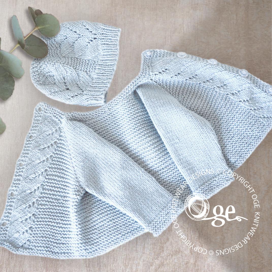 Aneby Cardigan and Hat - P263