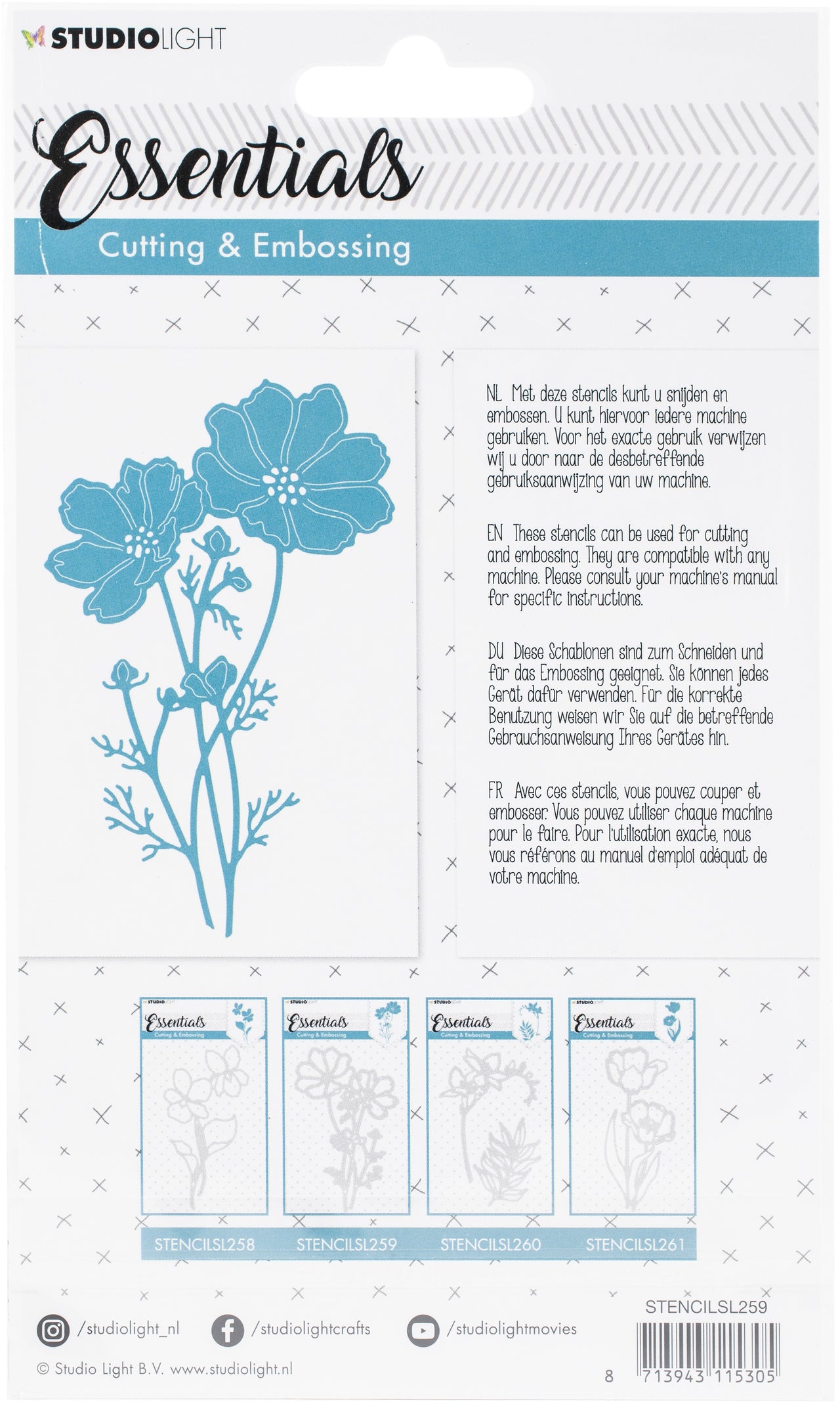 Studio Light Essentials Cutting & Embossing Die - 625507