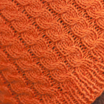 Cabled Crown Hat