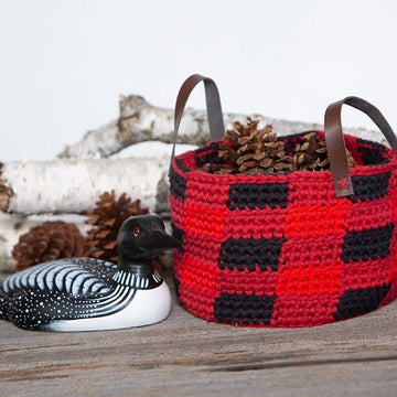 Perfectly Plaid Basket