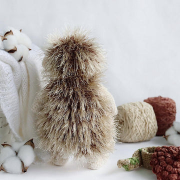 Hedgehog Stiff in the autumn and winter outfits