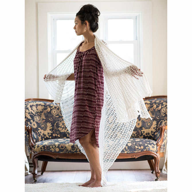 Island Wrap in Berroco Modern Cotton DK - 3-2 - Downloadable PDF