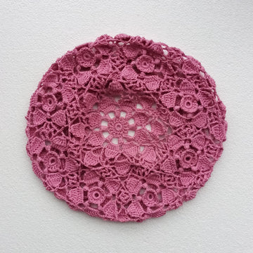 Crochet summer beret