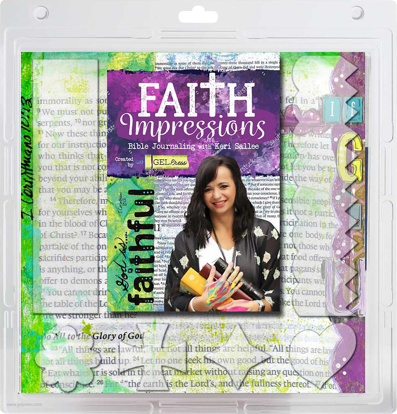 Gel Press Faith Impressions Gel Plates & Devotional Kit - 380500