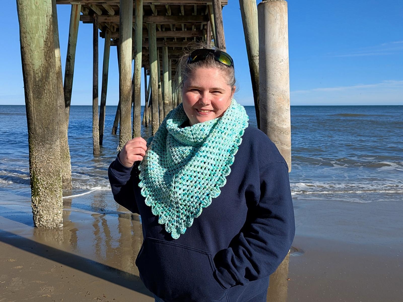 Horizon Tunisian Shawl