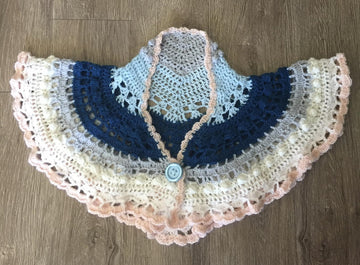 Crochet Vintage Caplet Shawl
