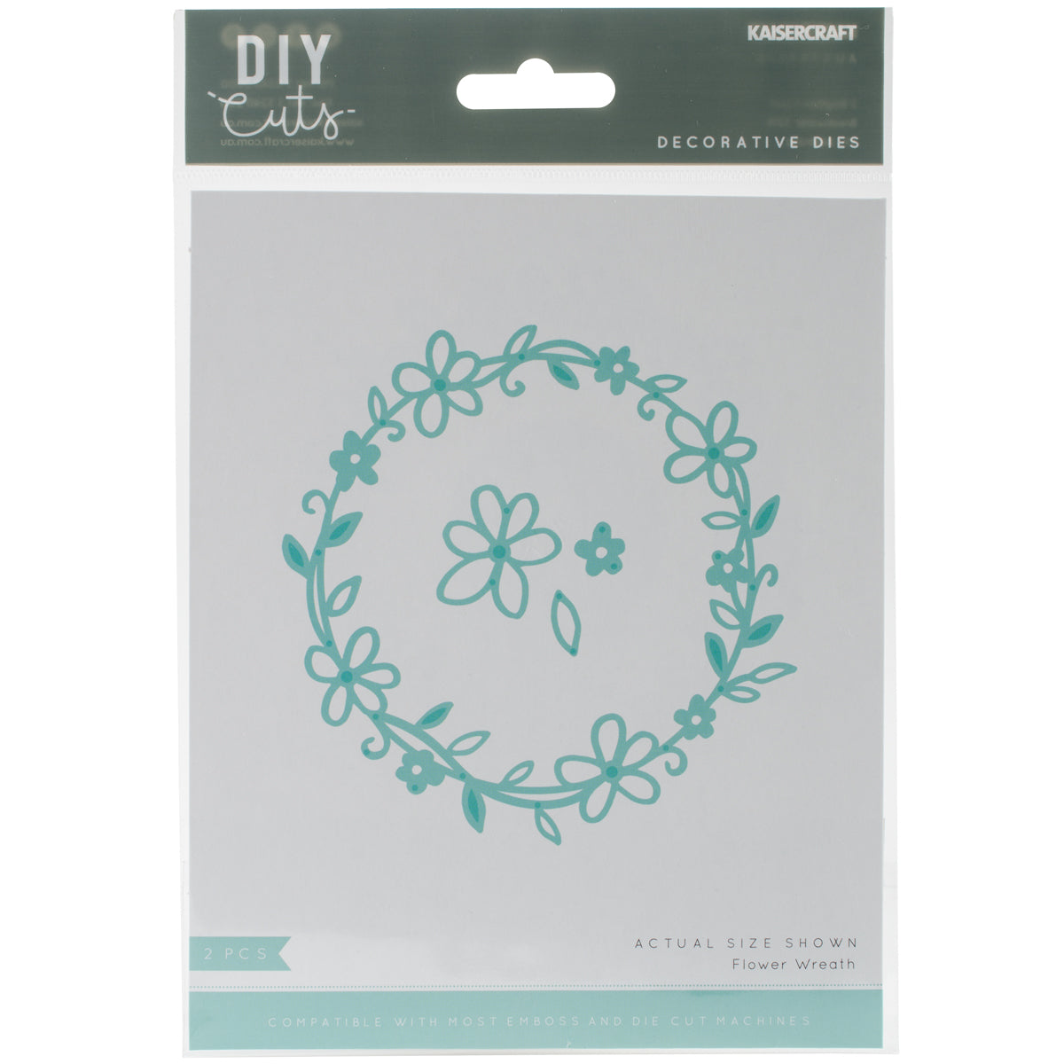 Kaisercraft Decorative Die - Flower Wreath 1.75" To 4"