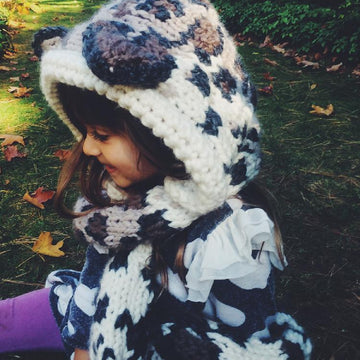 Langley the Leopard Hooded Scarf