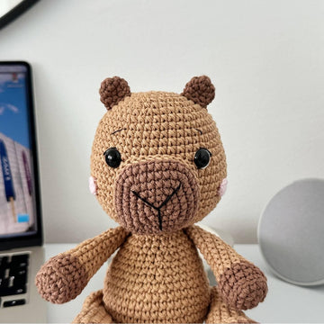 Capybara Amigurumi Crochet Pattern PDF – Capybara Soft Toy, Stuffed Animal Tutorial