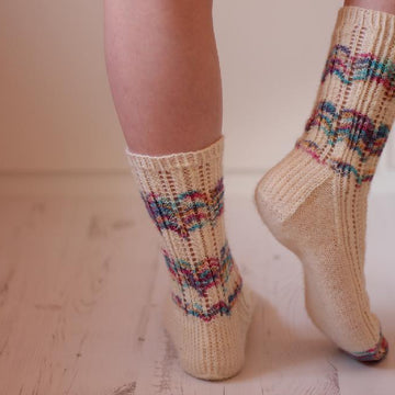 Lacy Leftover Socks