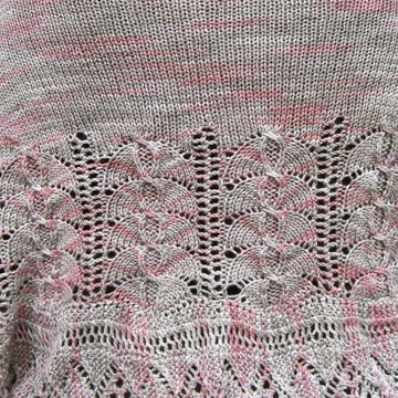 Gardenia Long Wingspan Shawl