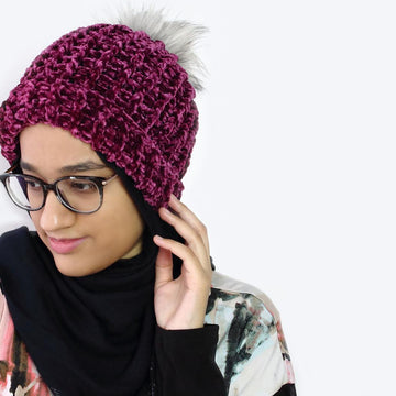 Juliet Velvet Beanie