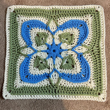 Hibiscus Afghan Square