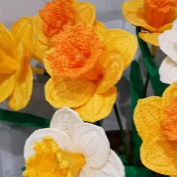 Crochet Daffodils flower
