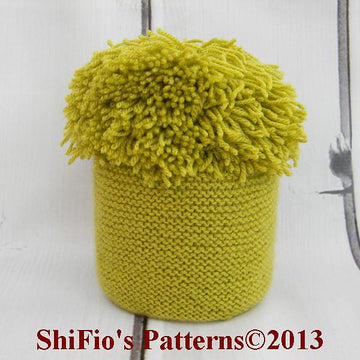 256-Toilet Roll Covers Owl, Lace Knitting Pattern #256