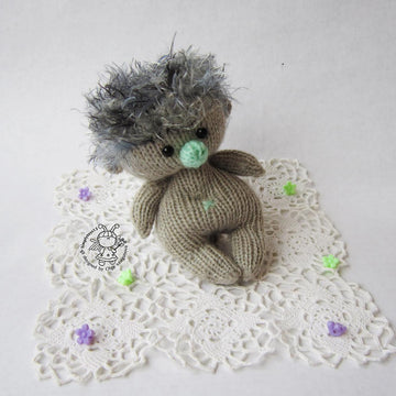 Toy for sleep. Hedgehog for small babies