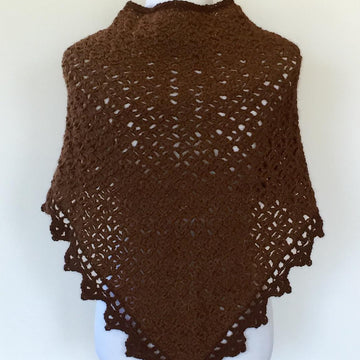 Alpaca Triangle Shawl or Scarf