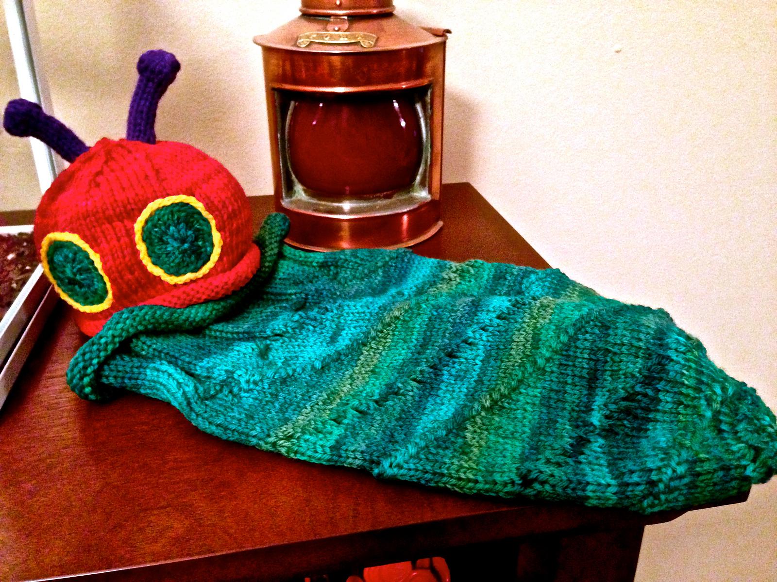Knitted Hungry Caterpillar Sleep Sack