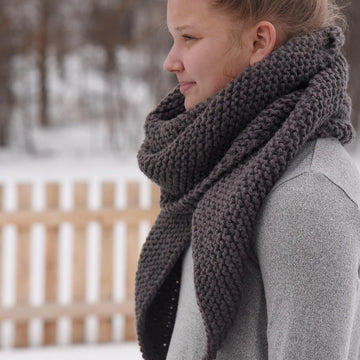 Marlowe Chunky Bias Scarf
