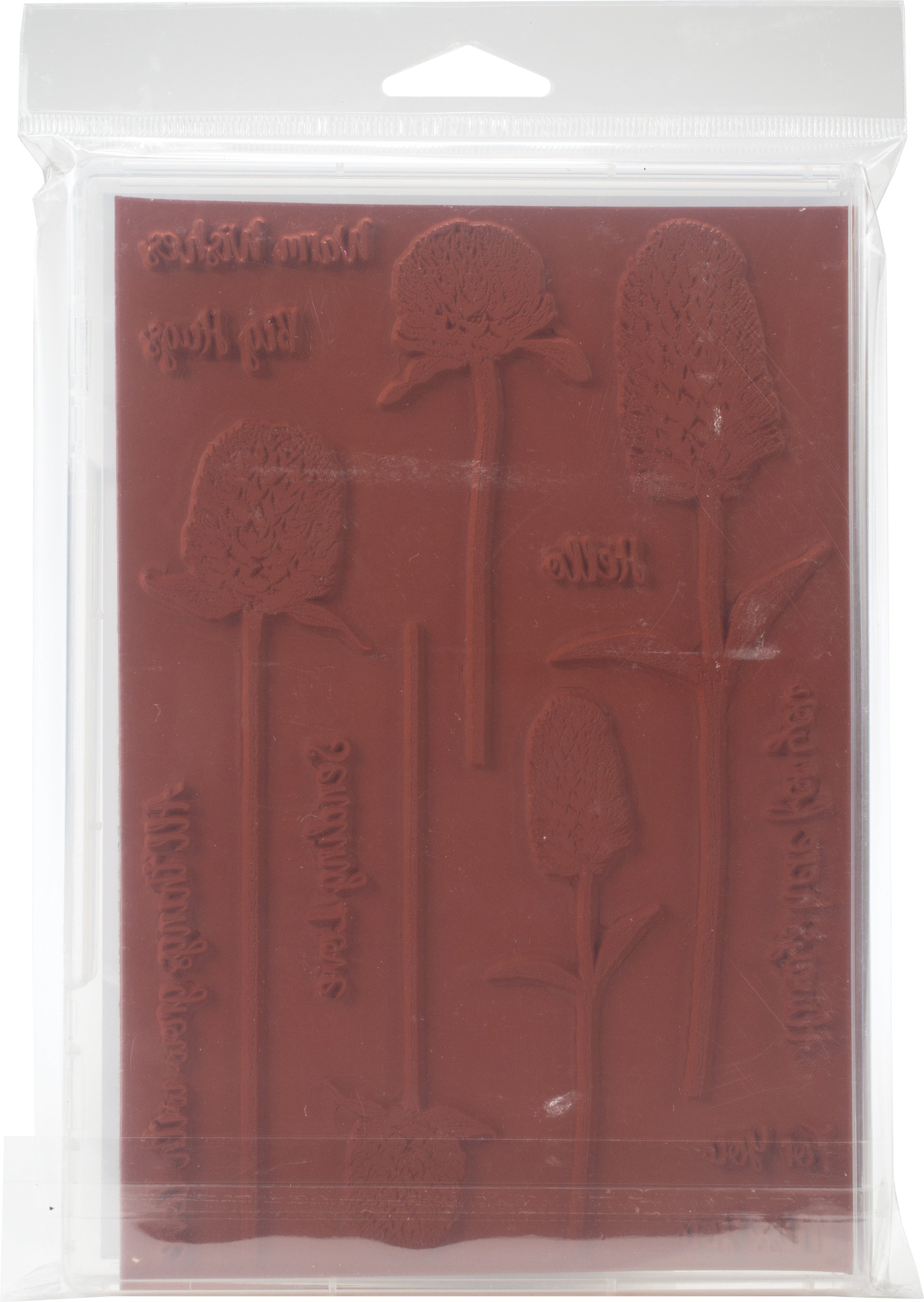 Darkroom Door Cling Stamps 7.3"X5.1" - Warm Wishes