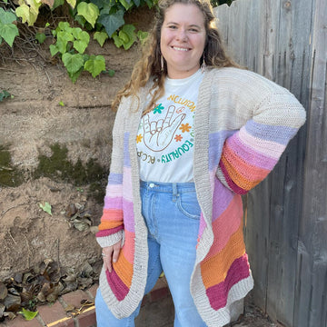Knit Prismatic Cardigan