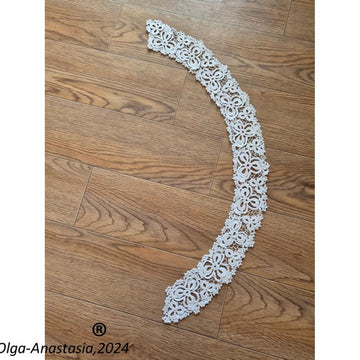 Easy detachable collar crochet 2