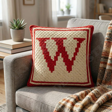 Letter Pillow Cover CROCHET PATTERN
