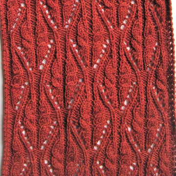 Glenrothes Cable Lace Scarf
