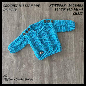 Jack Sweater Jumper Baby to 10 Years