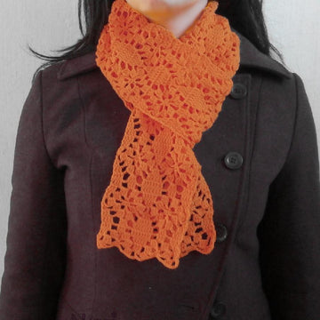 Federal star crochet scarf _ C14