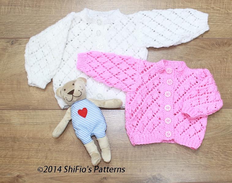 283-  Lace Cardigans Knitting Pattern #283