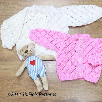 283-  Lace Cardigans Knitting Pattern #283