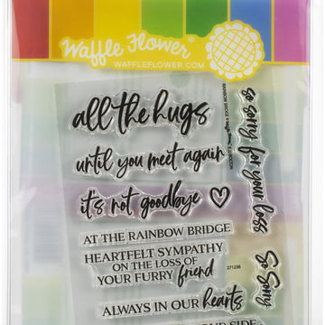 Waffle Flower Crafts Waffle Flower Stamp & Die Set - Rainbow Bridge