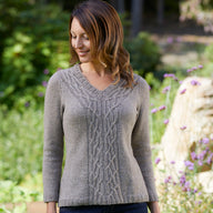 814 Adilah Pullover - Jumper Knitting Pattern for Women in Valley Yarns Worthington