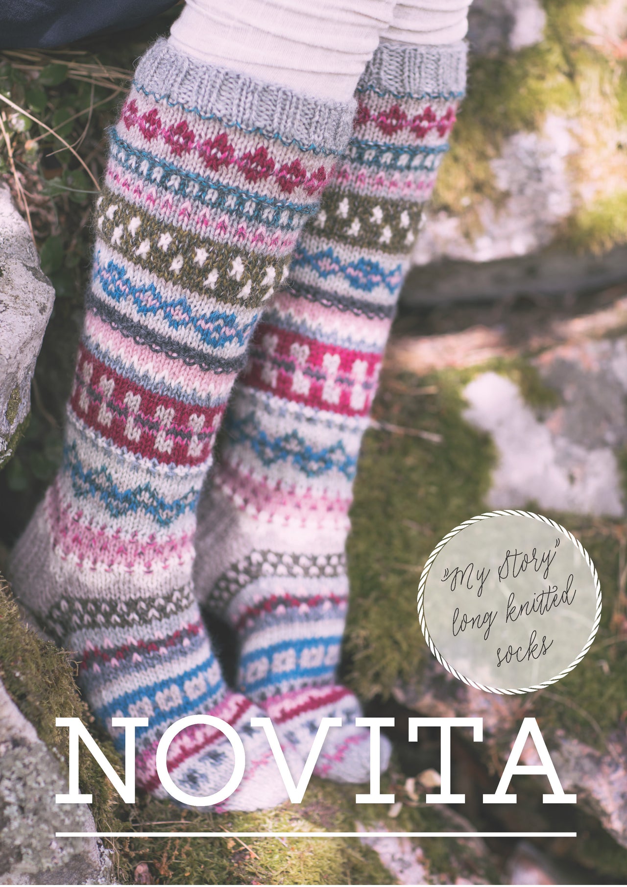 My Story Long Knitted Socks in Novita 7 Veljestä - Downloadable PDF