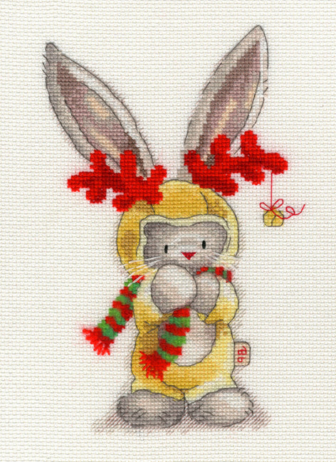 Bothy Threads Rudolf - Bebunni Cross Stitch Kit - 16cm x 22cm