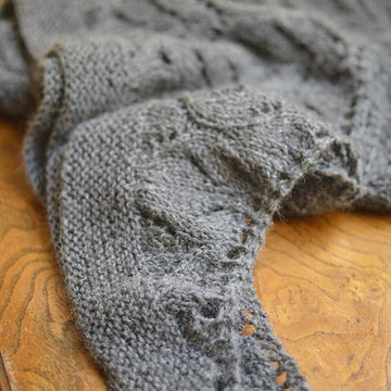 #267 Fleur Crescent Shawl