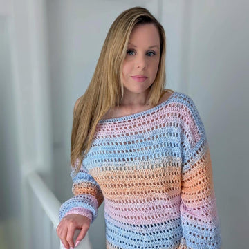 Crochet Summer Sunset Sweater Pattern