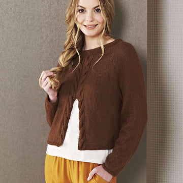Ladies Cardigan & Top in King Cole Natural Alpaca DK - 5495 - Leaflet