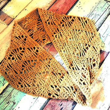 Triangle Lace Infinity Scarf