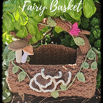 Fairy Hollow Log Basket