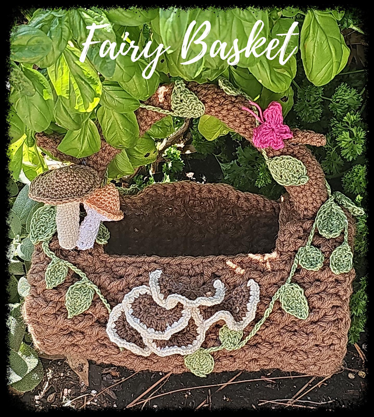 Fairy Hollow Log Basket