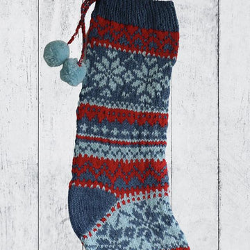 Snowflake Christmas Stocking