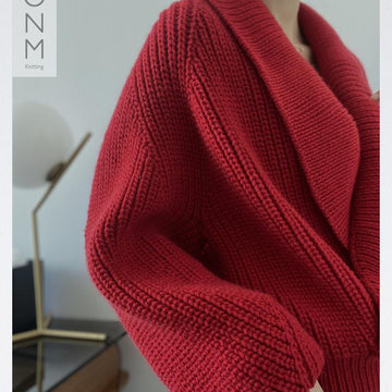 Wrap-effect Pullover