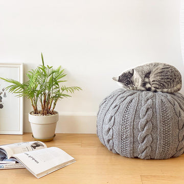 Milk Bun Pouf
