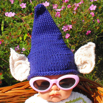 Baby Big Ears Purple Pixie Hat